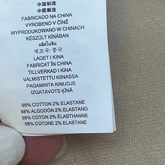 Michael Kors Women's Cotton Cropped Ankle High Rise Skinny Sand Jeans Size 10 - Picture 7 of 9